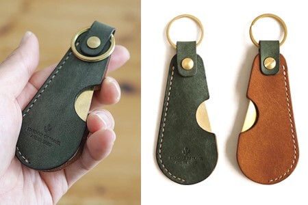 携帯用 靴べら 09 グリーンブラウン