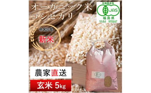 
【令和6年産・新米】 南相馬 コシヒカリ 5kg 5キロ JAS 有機米 根本有機農園 コシヒカリ 玄米 精米 新米 コメ ブランド米 福島 福島県産 低温貯蔵庫 送料無料 たんぱく質 旨い ふるさと納税 オンライン申請【3004001】
