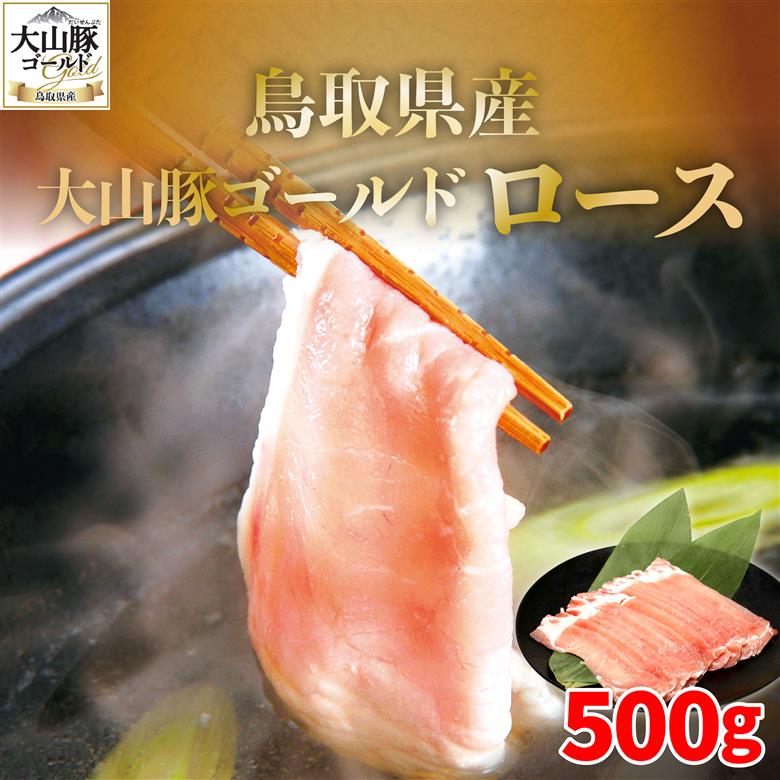 SF-06 鳥取県産大山豚ゴールドロース500g