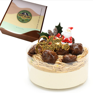 【クリスマスケーキ】【着日指定可】クリスマス モンブラン 4号 愛媛県松山市【IT023】