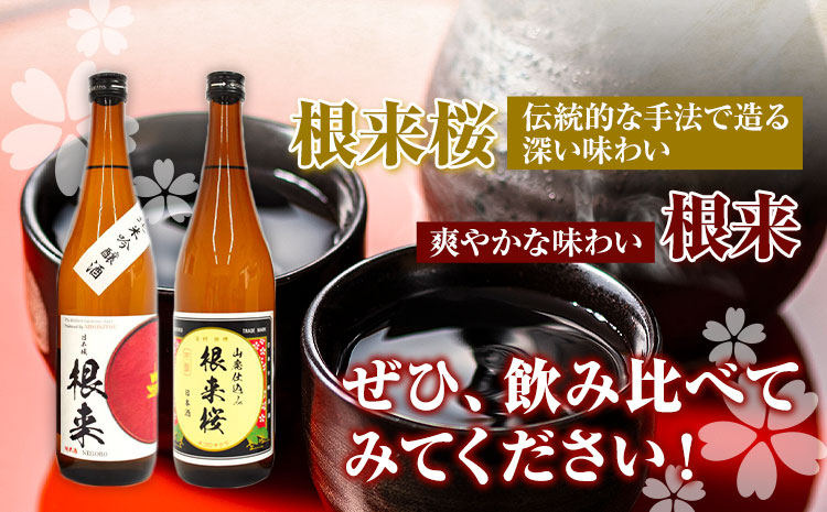 【紀州の地酒】純米吟醸酒根来長期熟成山廃仕込み根来桜飲み比べセット720ml×2本厳選館《90日以内に出荷予定(土日祝除く)》---wsh_genjkks_90d_22_13000_2p---