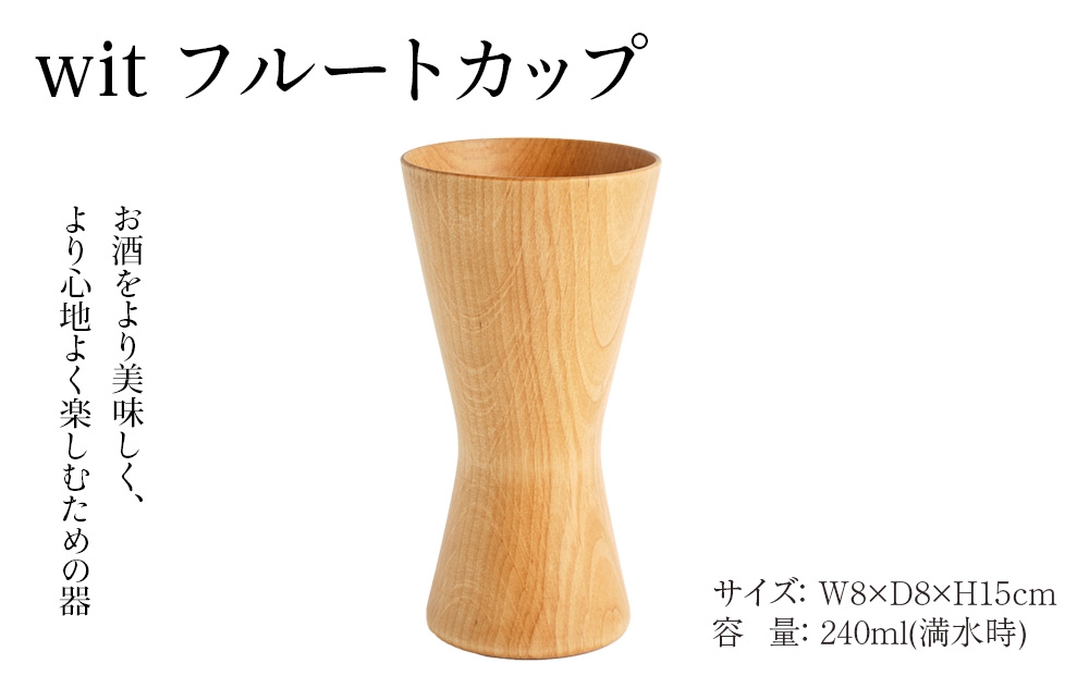
                  wit フルートカップ
                