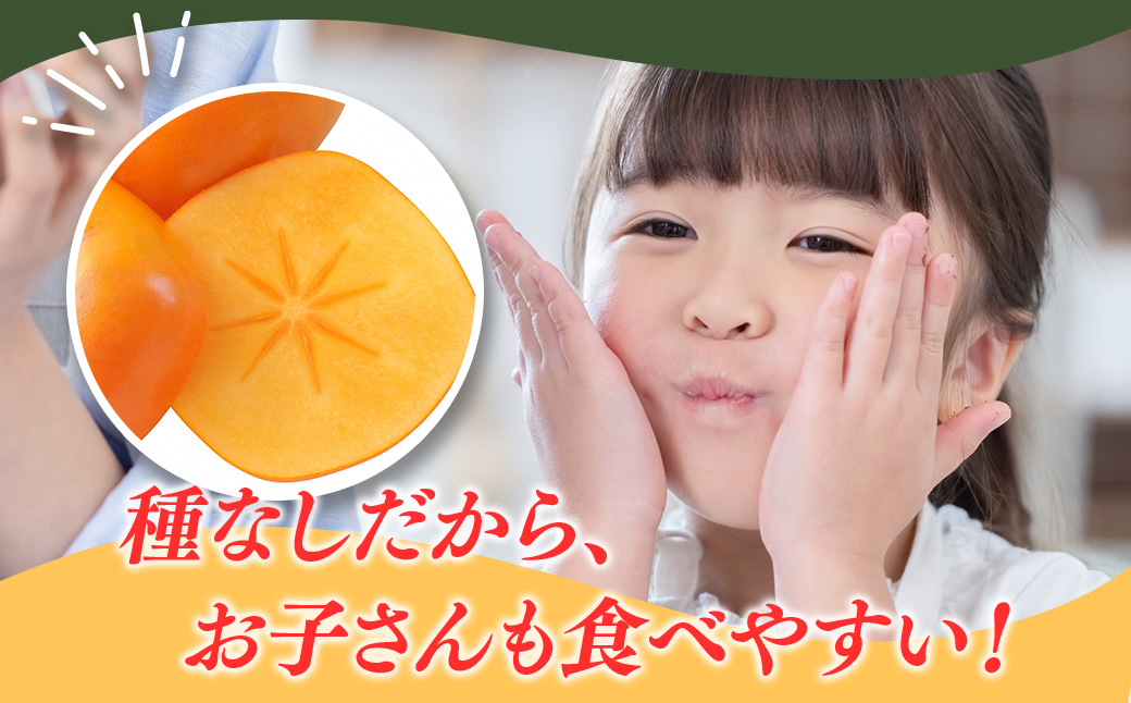 【先行予約】【秋の美味】【和歌山ブランド】濃厚たねなし柿 秀品 L〜４Lサイズ 約7.5kg入り ◇ ※沖縄地域へのお届け不可 ※2025年10月上旬～11月上旬頃に順次発送予定【GO-02】