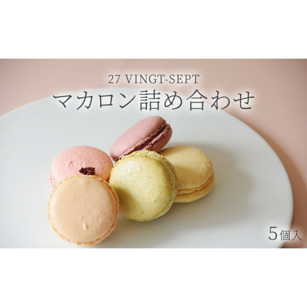 【ふるさと納税】パティスリー27 マカロン詰め合わせ5個入 お菓子 スイーツ 焼き菓子 ティータイム コーヒータイム おやつ 洋菓子 | マカロン 詰め合わせ スイーツ 洋菓子 人気 おすすめ ギフト お菓子 送料無料 長野県 長野市 信州 信濃 ふるさと納税