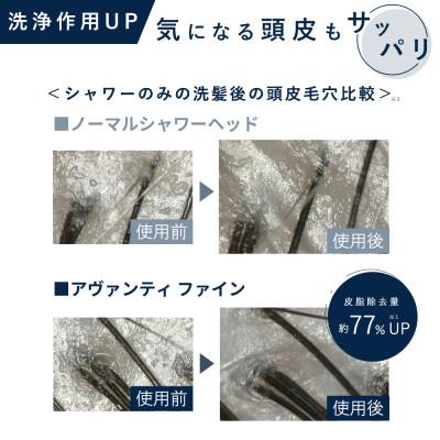 ふるさと納税 岐阜市 アヴァンティファイン　ファインバブルシャワーヘッド　節水×洗浄力×勢い水流　皮脂除去量約77%UP |  | 02