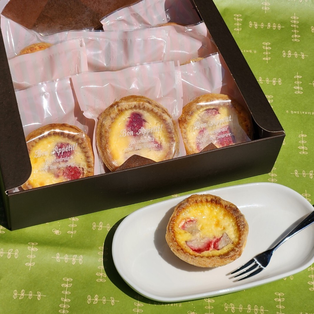 スウィーツデリバリー「いちごエッグタルト」 8個入り