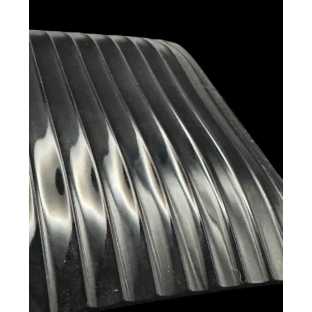 波スクエアプレート S 乱糸（マット仕上げ）草色［NF83］