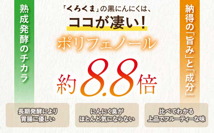 黒にんにく「くろくま」L玉 3個×6パック（合計18個）