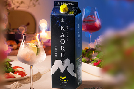 本格米焼酎 ｢ 白岳KAORU ｣ 1800ml 6本セット 計10.8L 25度 【 米焼酎 焼酎 お酒 白岳 KAORU カオル 】 018-0481