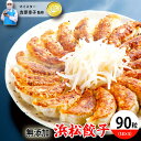 【ふるさと納税】食肉マイスターが作った 無添加 浜松餃子 90粒（18粒×5パック）　浜松市