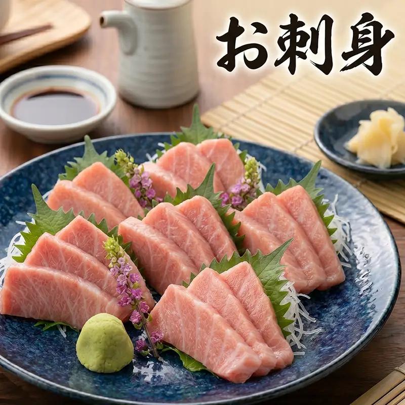 本マグロ 中トロ柵 約900g【まぐろ】tk208