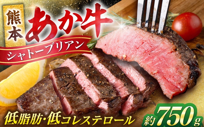 
            熊本 あか牛 ヒレ肉 希少部位 シャトーブリアン 約750g (約150g×5枚) 【合同会社 たべたせいか】 [AYCB050]
          