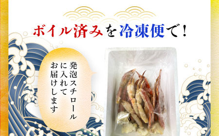 【訳あり】 冷凍ボイル本ズワイ蟹　4肩（1kg） TMN004 / ずわいがに ずわいガニ ズワイガニ ズワイ蟹 本ズワイ蟹 本ずわいがに 本ズワイガニ 本ズワイ蟹 蟹 かに カニ 冷凍ボイル本ズワイ