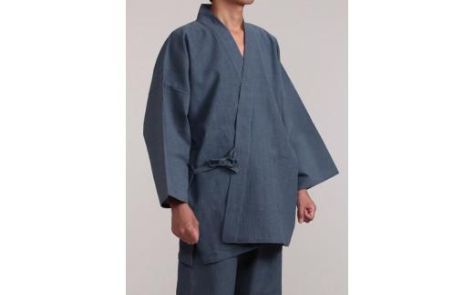 ＼メディアで多数取り上げられています／ 作務衣 【青鼠・Mサイズ】染め・織り・縫製 すべて 地元 遠州製 綿麻楊柳作務衣 作務衣 さむえ 国産 日本製 贈答 プレゼント ギフト 誕生日 お祝い 父の日 人気 伝統 伝統技術 おすすめ 衣服 服 オシャレ おしゃれ 日常 普段着 普段使い 遠州産牧之原市 静岡県 榛地織物