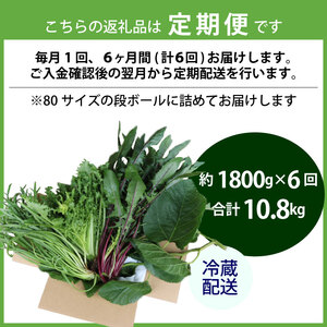 【爬虫類用】【定期便6回】 季節の葉っぱ詰め合わせ セット 約 1.8kg 80サイズ ( 定期便 6カ月 草食 雑食 爬虫類 動物 ペットフード ペット リクガメ カメ イグアナ ごはん ご飯 おや