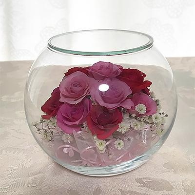 ふるさと納税 日之影町 ボトルフラワー「ボウルS」