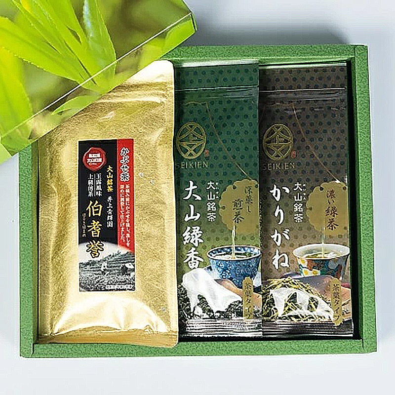 IN-04　お茶屋さんのおいしいお茶「井上青輝園」のかぶせ茶セット