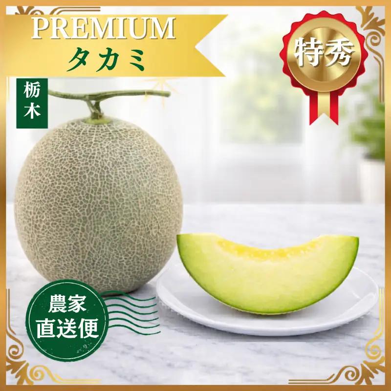 【2027年 先行予約】タカミ 3～4玉(合計約5kg) | 完熟 果物 メロン