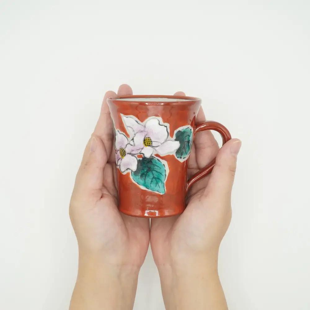 九谷焼 マグカップ・花水木