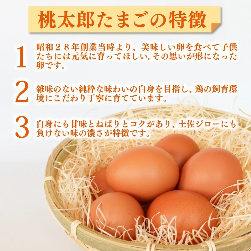 【6回定期便】タマゴ好きにはたまらない 桃太郎たまご 6個入り×2セット