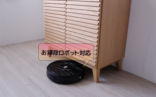 【開梱・設置】シルビア 80cm カウンター（ナチュラル）　AX154