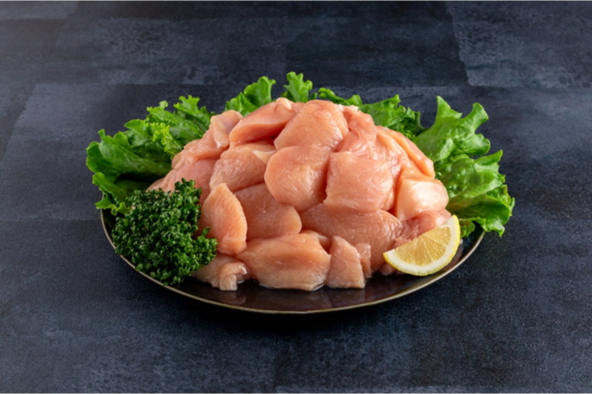 【限定200】絶品！希少品種！京丹後産 京地鶏 むね肉1kg　YK00524