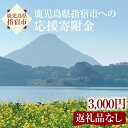 【ふるさと納税】≪返礼品なし≫鹿児島県指宿市への応援寄附金(1口：3000円)