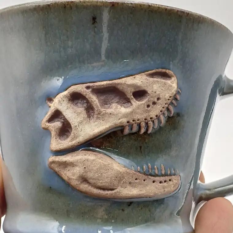 益子焼 恐竜マグカップ T-rex Bucky 大石窯 益子町 BW004-3
