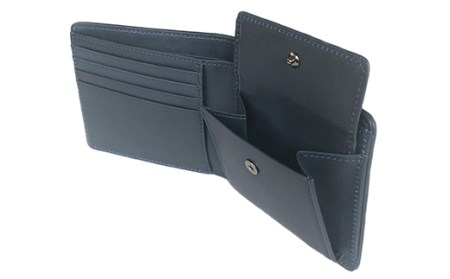 LUEGO Alabasta アラバスタ 二つ折り財布 小銭入れ付き （ネイビー） F2Y-3267