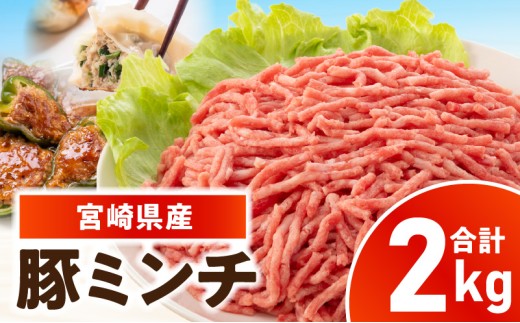 宮崎県産豚ミンチ 2kg_kn126-002-020
