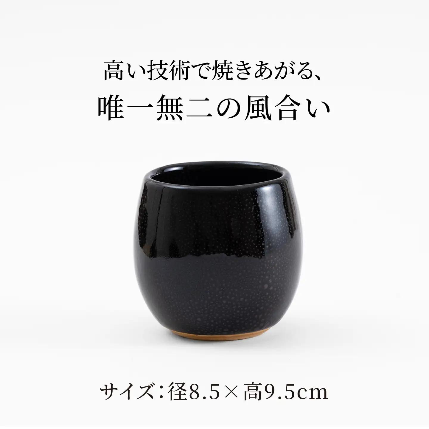 【美濃焼】 油滴フリーカップ ペアセット 【ヤマ正製陶所】 食器 コップ カップ[MFN010]
