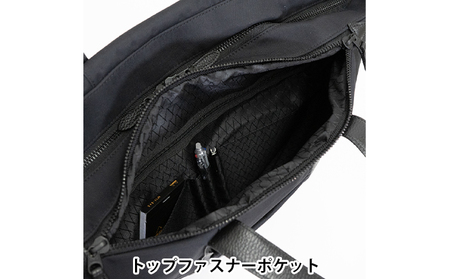 yezoLABO Lake ユーティリティトートバッグ L No.8800277 ファッション小物 リュック かばん 黒 通勤 通学 社会人 学生 出張 旅行 PCが入る ファイル収納 ベルト付き 日