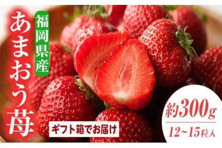 ＜先行予約受付中！2025年11月下旬～2026年3月末に順次発送予定＞あまおう 苺 ギフト箱(12-15粒)いちご 苺 フルーツ 果物 くだもの 福岡限定 贈答用 冷蔵 ＜離島配送不可＞【ksg0004】【南国フルーツ】