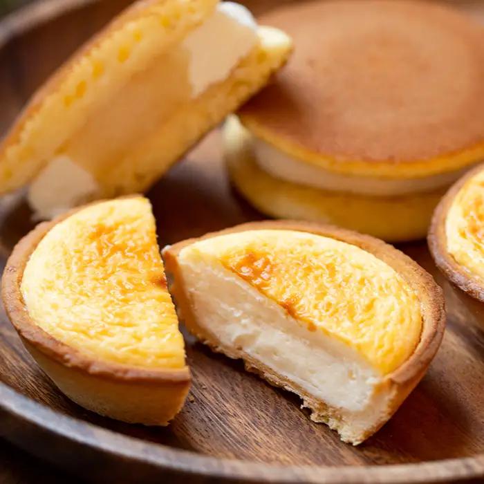 【お中元】 菊屋 の チルドSweet's 詰合せ「旬 の レモンを使用した季節 の 生どらやき：8個」と「2種類の チーズ を使用した とろとろ ちーずタルト：6個」の詰合せ 冷凍 チルド スイーツ