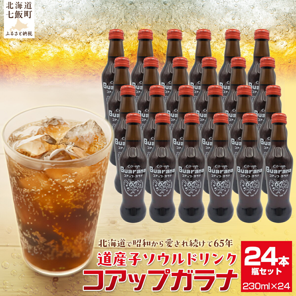 【ふるさと納税】 コアップガラナ24本セット（230ml瓶） ふるさと納税 コアップガラナ ガラナ 230ml×24本入 瓶 24本 NAQ004