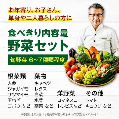ふるさと納税 大洲市 【シェフの目線】野菜 6から7種 単身・二人暮らし用セット [AGBX043] |  | 01
