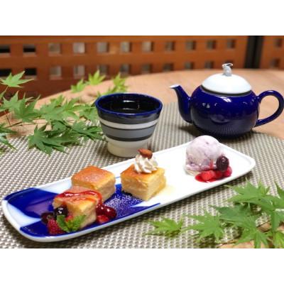 ふるさと納税 佐賀県 有田焼　瑠璃　KIWAMI茶器セット |  | 03