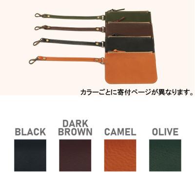 ふるさと納税 大和郡山市 Native Creation 本革インナーポーチ OLIVE NC3416V |  | 03