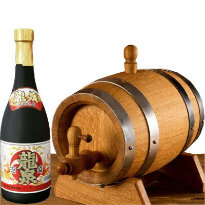 【ふるさと納税】枚方熟成泡盛 赤龍泉 43度 720ml × 1本 + 本格熟成 ミニ樽2Lサイズオリジナルセット【1665878】
