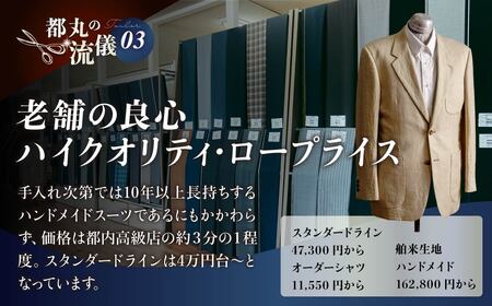 オーダースーツお仕立て券 10,000円（5年間有効）スーツ