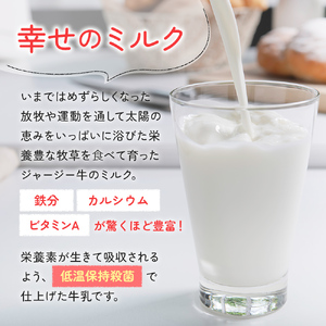 定期便 2週間ごと 3ヶ月 幸せのミルク 900ml 5本 ジャージー牛乳 土田牧場 ミルク 牛乳 低温殺菌牛乳  健康 栄養豊富 冷蔵 秋田 秋田県 にかほ市 定期