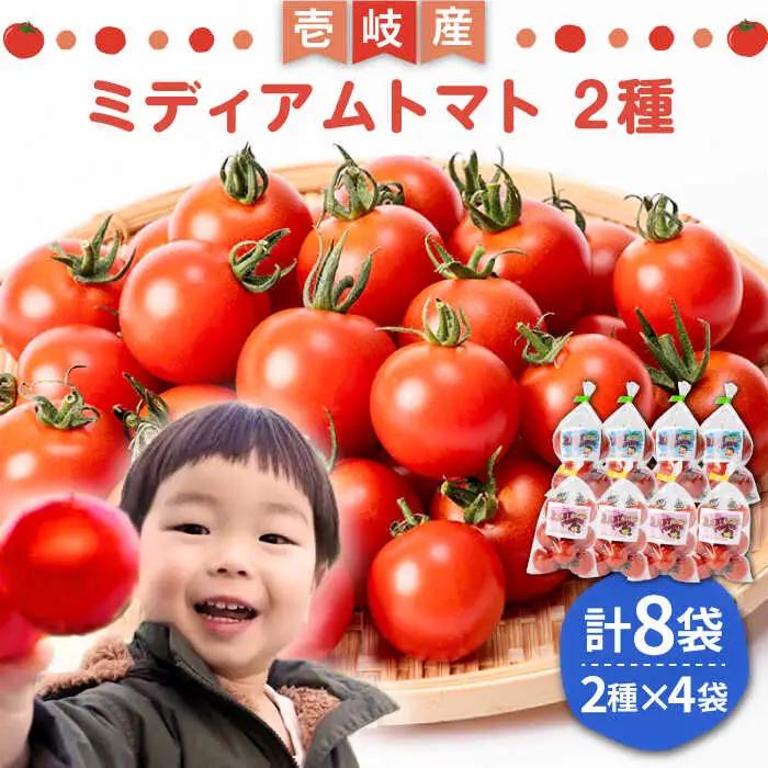 【先行予約】ミディアムトマト 8袋《壱岐市》【ISLAND FARM】[JFL001] とまと 野菜