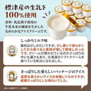 【毎月定期便】しべつ牛乳アイス12個　アイスクリーム 無添加 詰め合わせ全6回【配送不可地域：離島】【4067120】