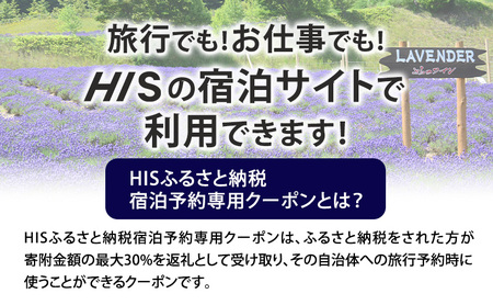 HISふるさと納税宿泊予約専用クーポン（北海道富良野市）9,000円分