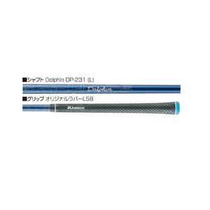 ゴルフクラブ ドルフィンウェッジ【ロフト角 64°】 DW-125G  セミグースネック レディス クロムカーボンシャフト キャスコ kasco