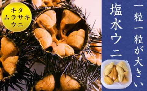 《数量限定》北海道福島町　キタムラサキウニ　塩水ウニパック　100×2パック FKF001