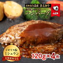 【ふるさと納税】北海道 白老産 自家製 黒毛和牛 手ごね ハンバーグ 4枚セット 肉 牛肉 冷凍 白老 白老牛 BS047和牛 牛肉 加工肉 ハンバーグ 肉料理 惣菜 北海道ふるさと納税 白老 ふるさと納税 北海道