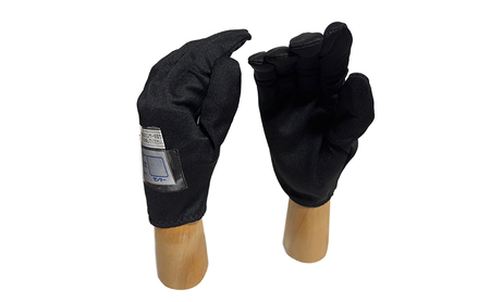 シリカクリーングローブ ブラック 吸湿センサー付き(左手のみ) グローブ インナーグローブ 消臭 レディースフリー