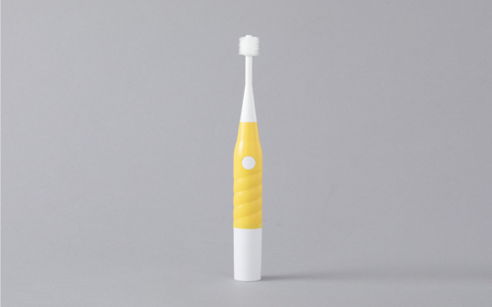U-20&c 360度毛電動歯ブラシ「POPOTAN candy for KIDS」 イエロー
