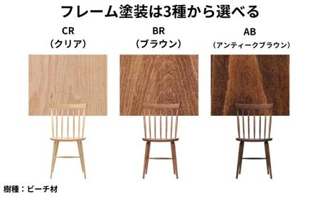 ２脚 木製ダイニングチェア ウィンザーチェア 椅子 北欧 ビーチ材 無垢材 ｜Coccole C203 【15_1-001】